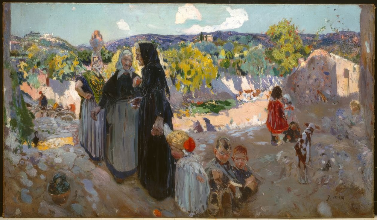 Le bavardage - Joaquim Mir i Trinxet