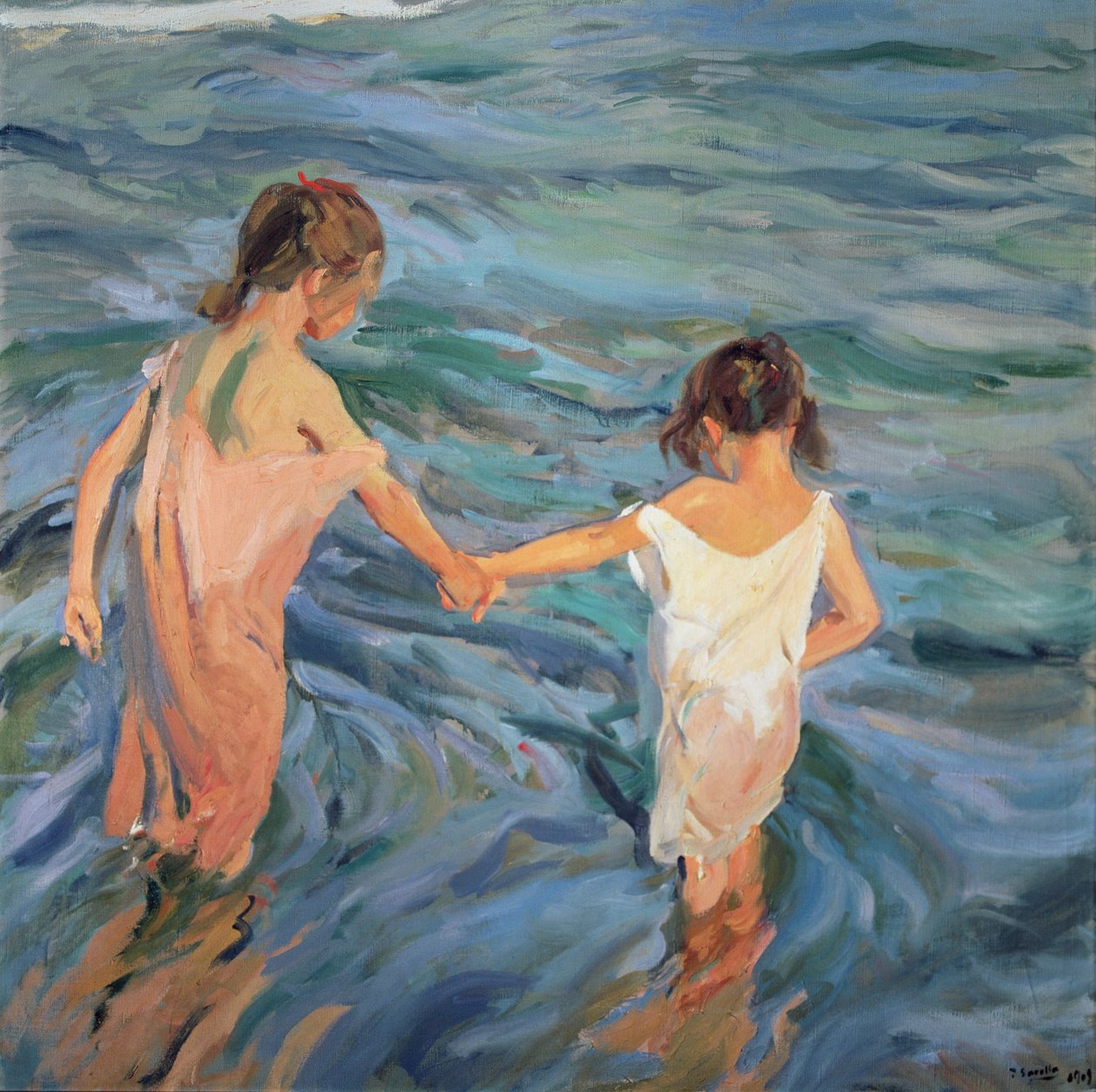 Enfants dans la Mer - Joaquin Sorolla y Bastida