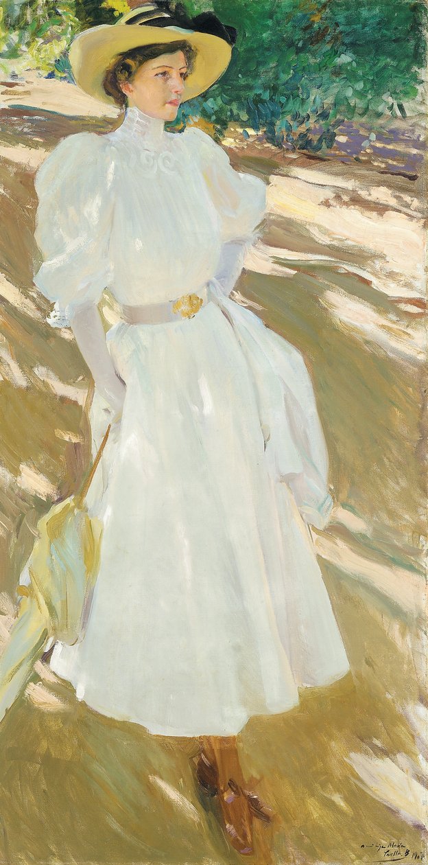 María à La Granja - Joaquín Sorolla