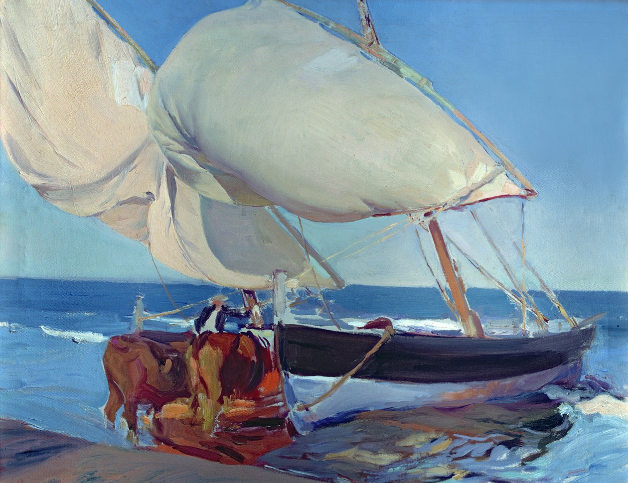 Bateaux à Voiles - Joaquin Sorolla y Bastida