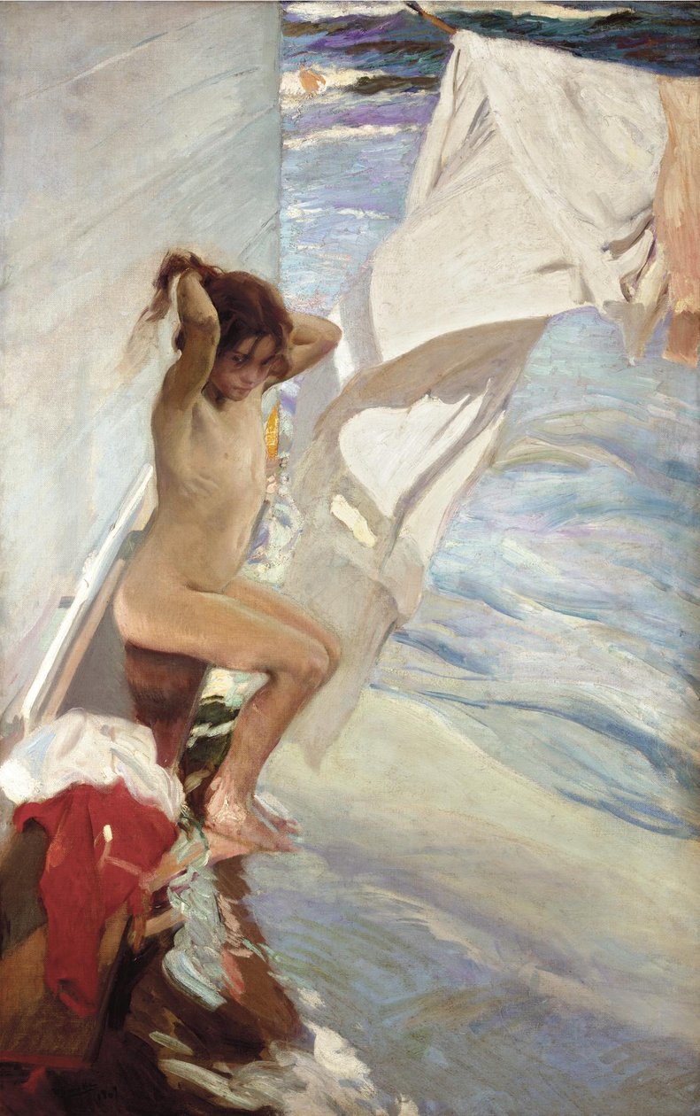 Avant le bain - Joaquín Sorolla