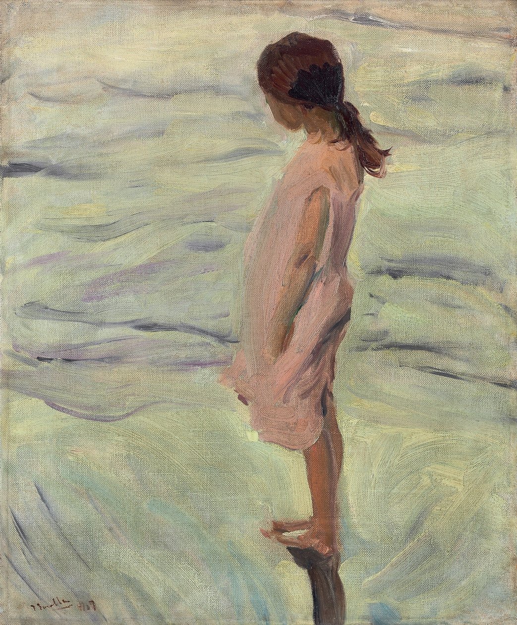 Après le coucher du soleil - Joaquín Sorolla