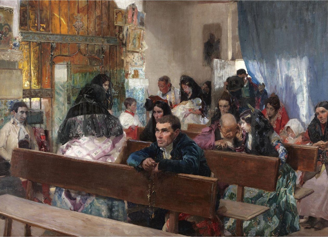 Le baptême - Joaquín Sorolla