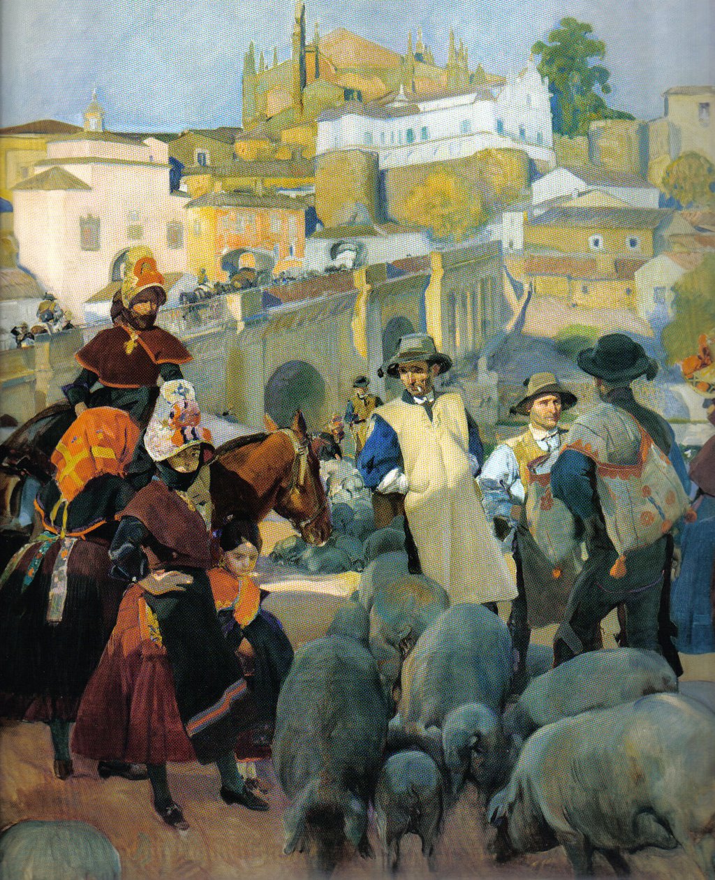 Le marché - Joaquín Sorolla