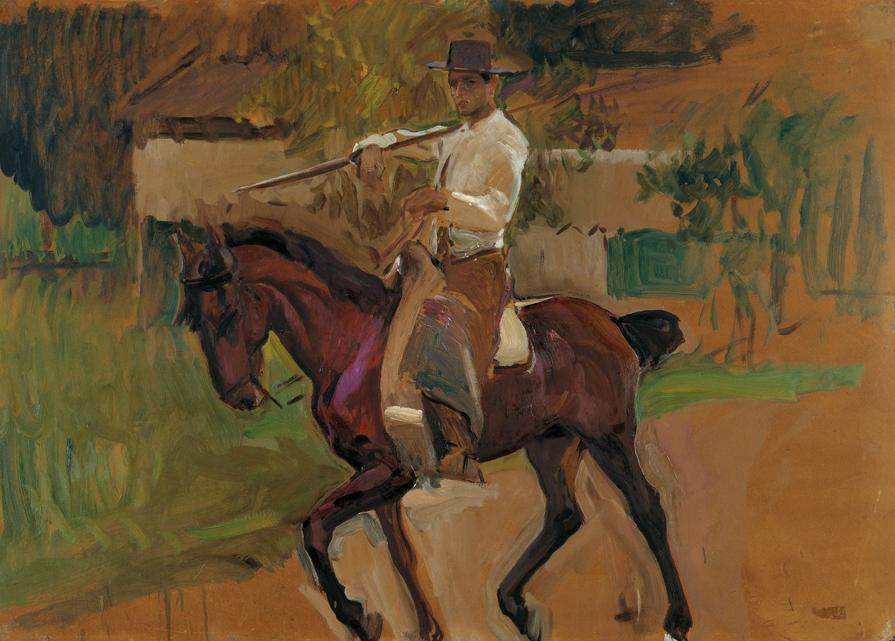 Garrochista - Joaquín Sorolla