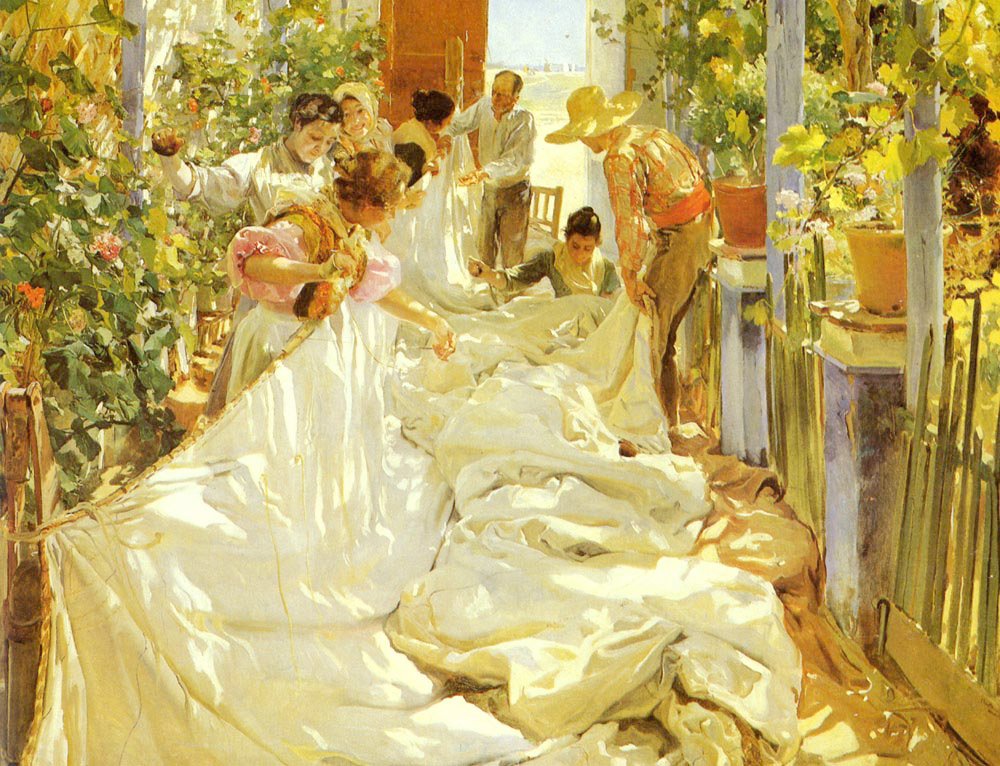La voile - Joaquín Sorolla