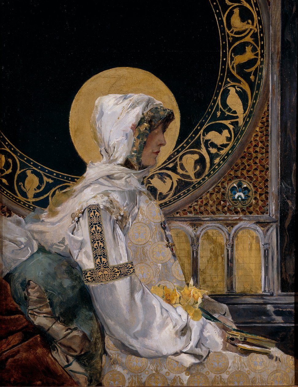 Sainte en prière - Joaquín Sorolla