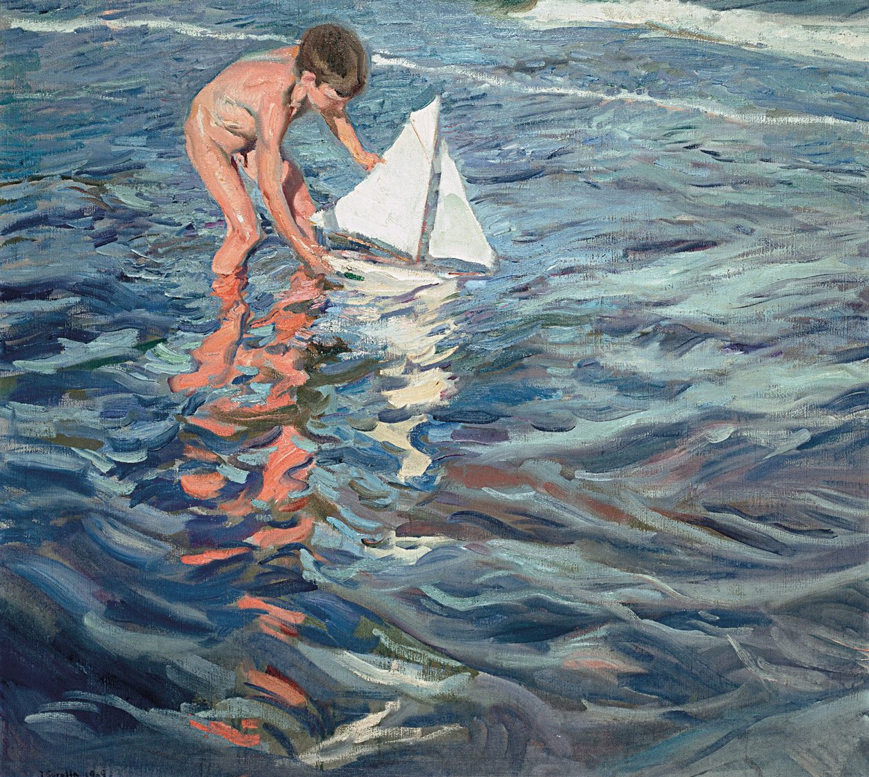 Le petit voilier - Joaquín Sorolla