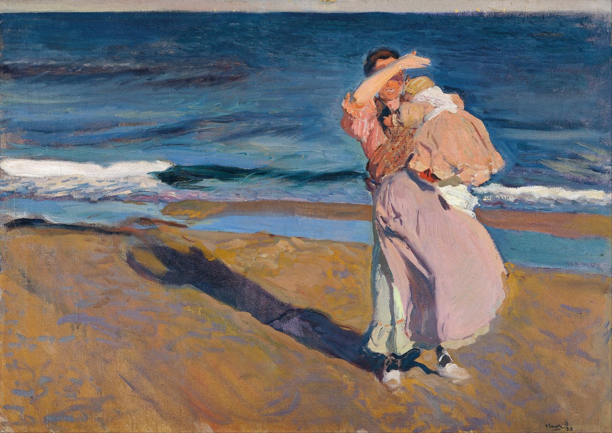 Pêcheuse avec son fils - Joaquín Sorolla