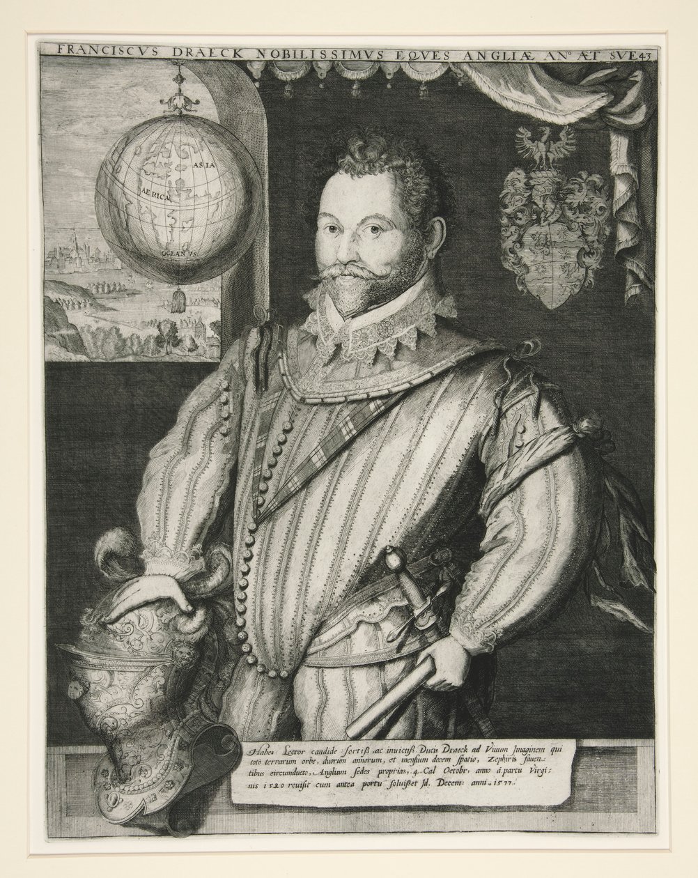 Sir Francis Drake - Jodocus Hondius