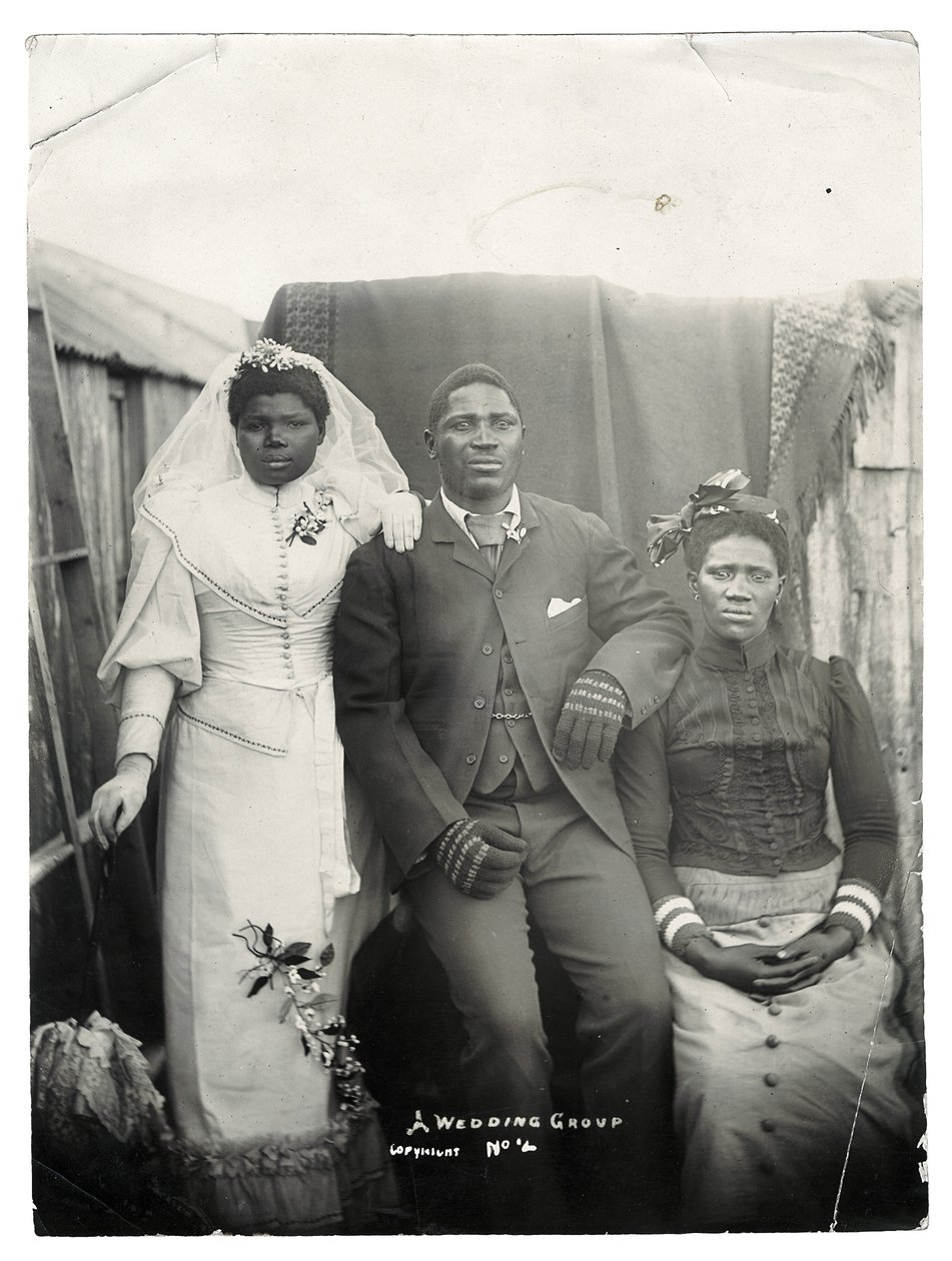 Groupe de mariage, vers 1890 - Joe Barnett