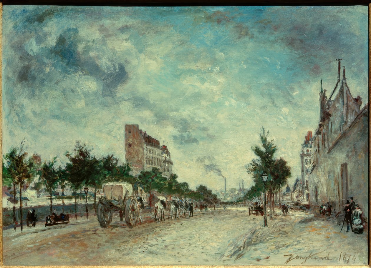 Boulevard de Port-Royal à Paris - Johan Barthold Jongkind
