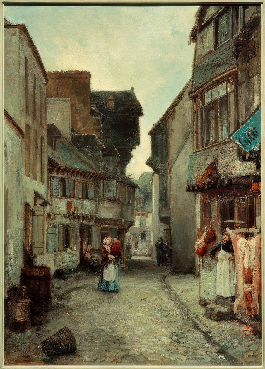 Ruelle à Landerneau - Johan Barthold Jongkind