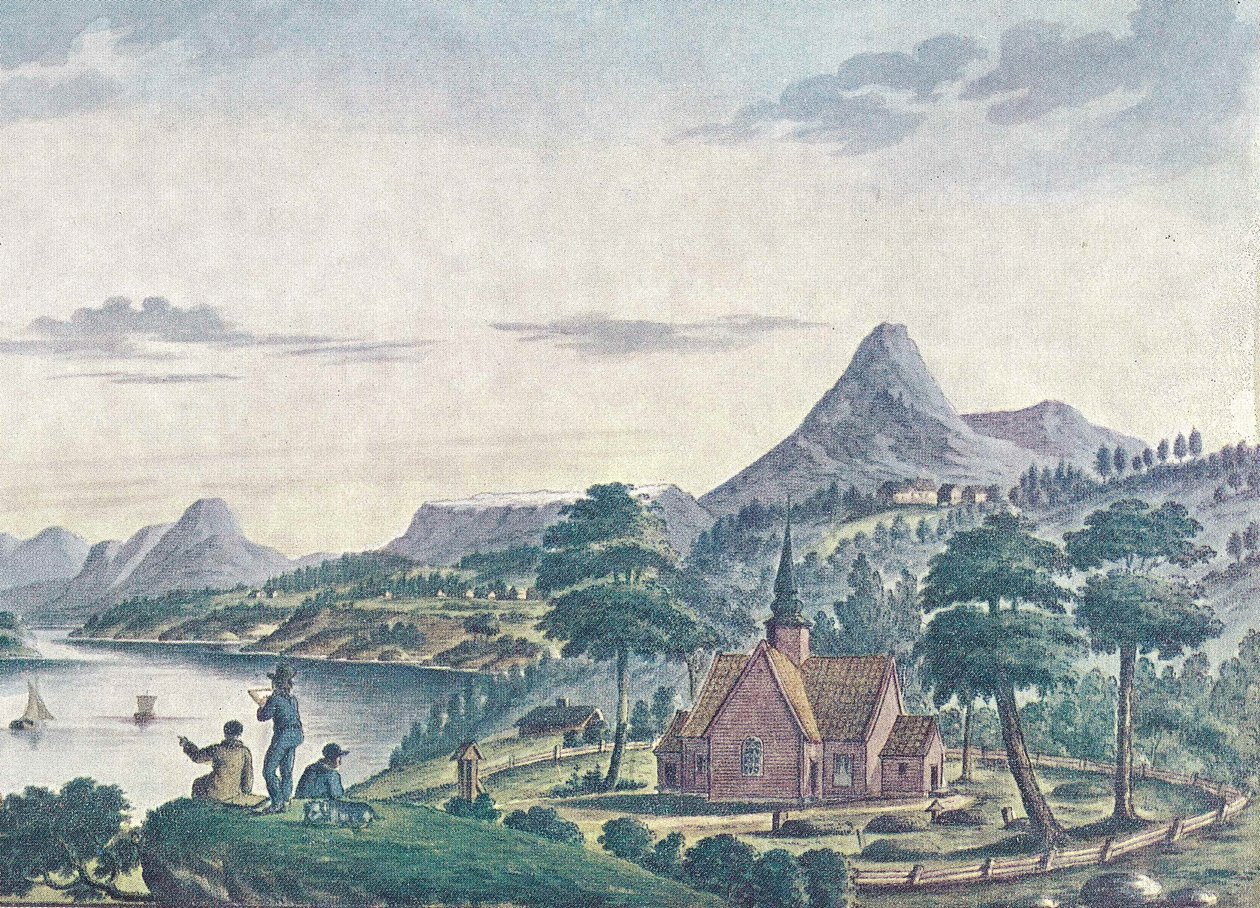 Vue de Dreier Stranda (détail) - Johan F. L. Dreier