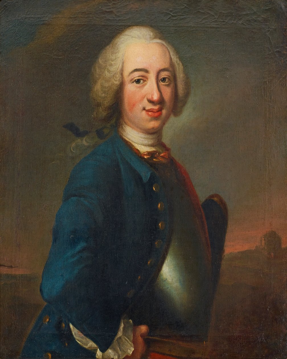 Johan Henrik Scheffel (1690-1781). Portrait d