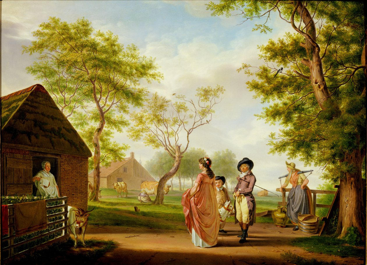 Visite à la laiterie de campagne - Johan Prey