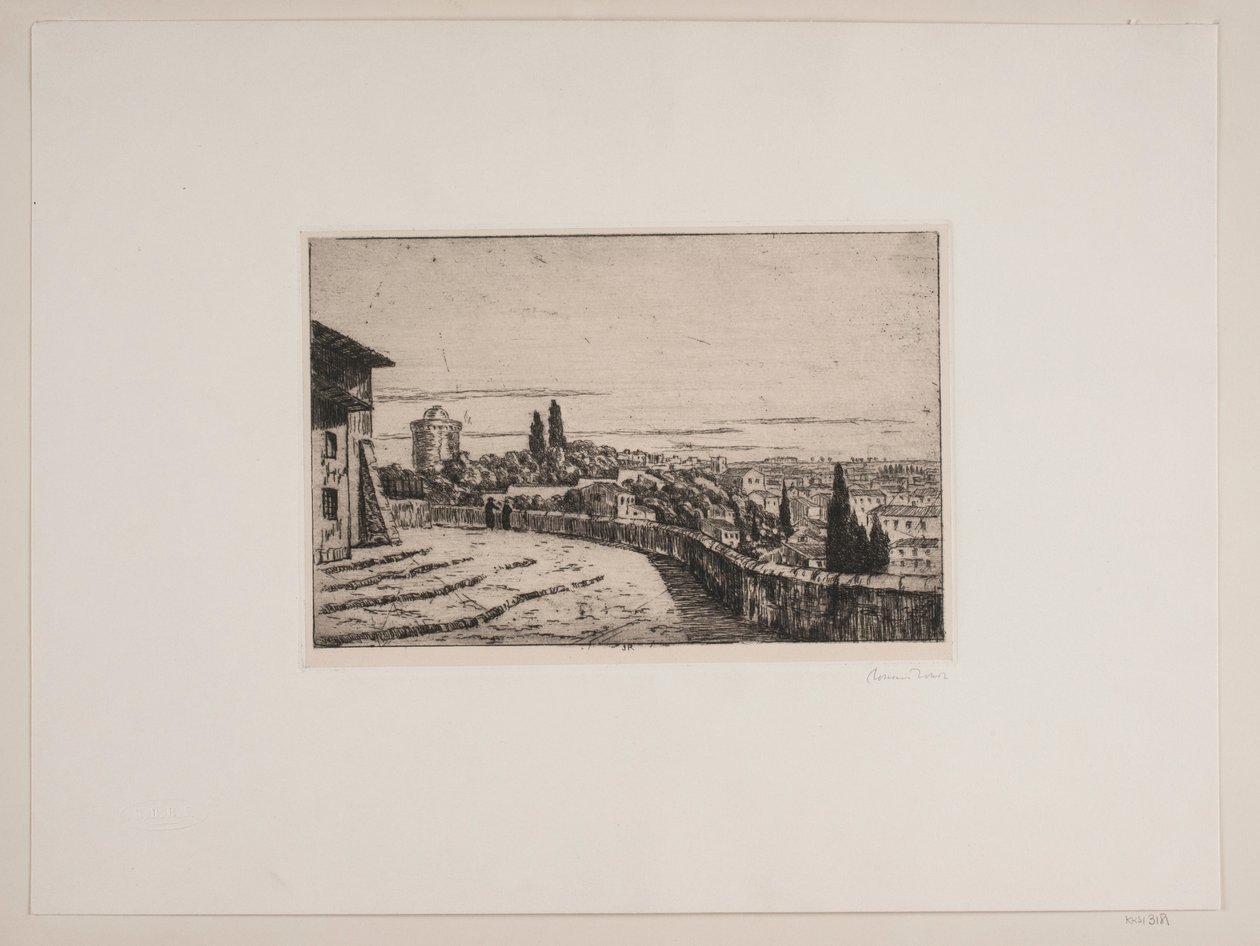 Vue de Rome depuis Janiculum - Johan Rohde