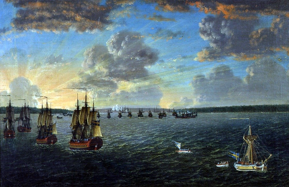 Inseglingen i Viborgska viken 15.6 1790 - Johan Tietrich Schoultz