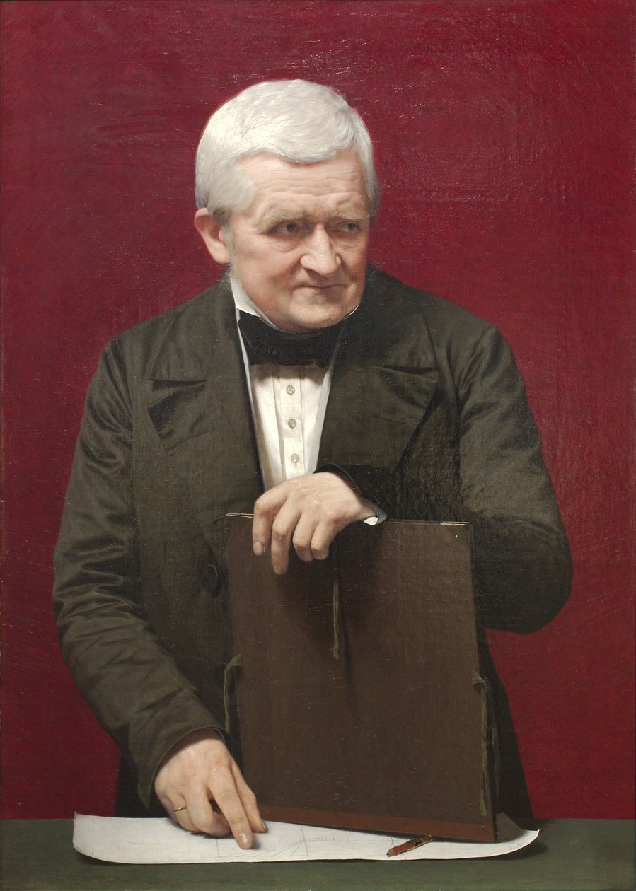 Portrait de C.W. Eckersberg - Johan Vilhelm Gertner