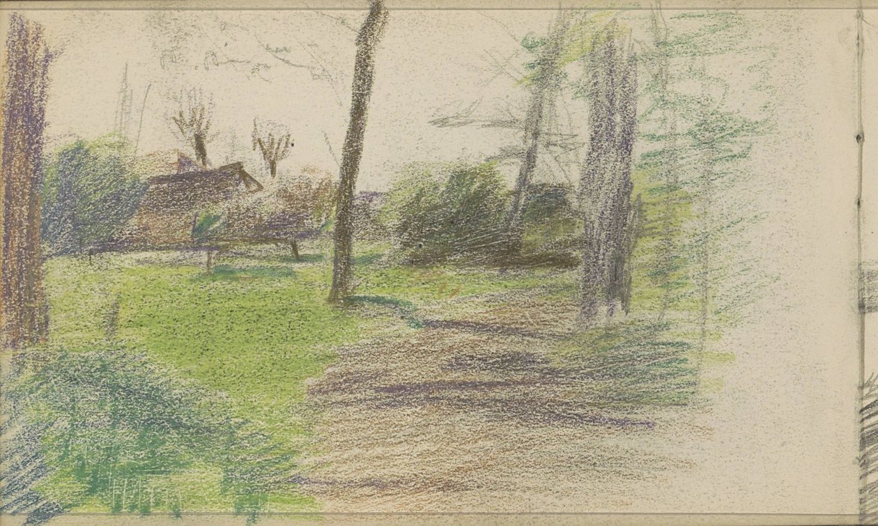 Vue sur un chemin - Johan Antonie de Jonge
