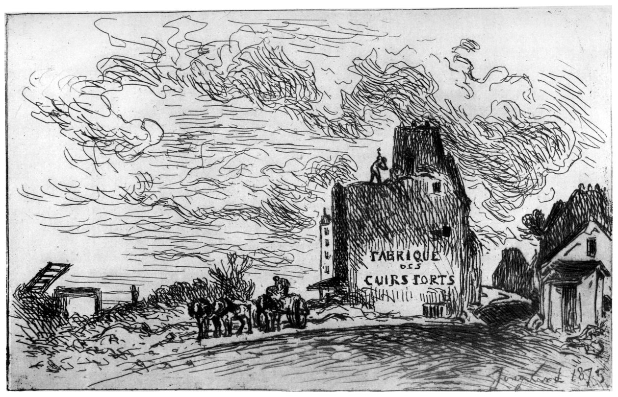 Démolition, vers 1840-1890, 1924 - Johan Barthold Jongkind