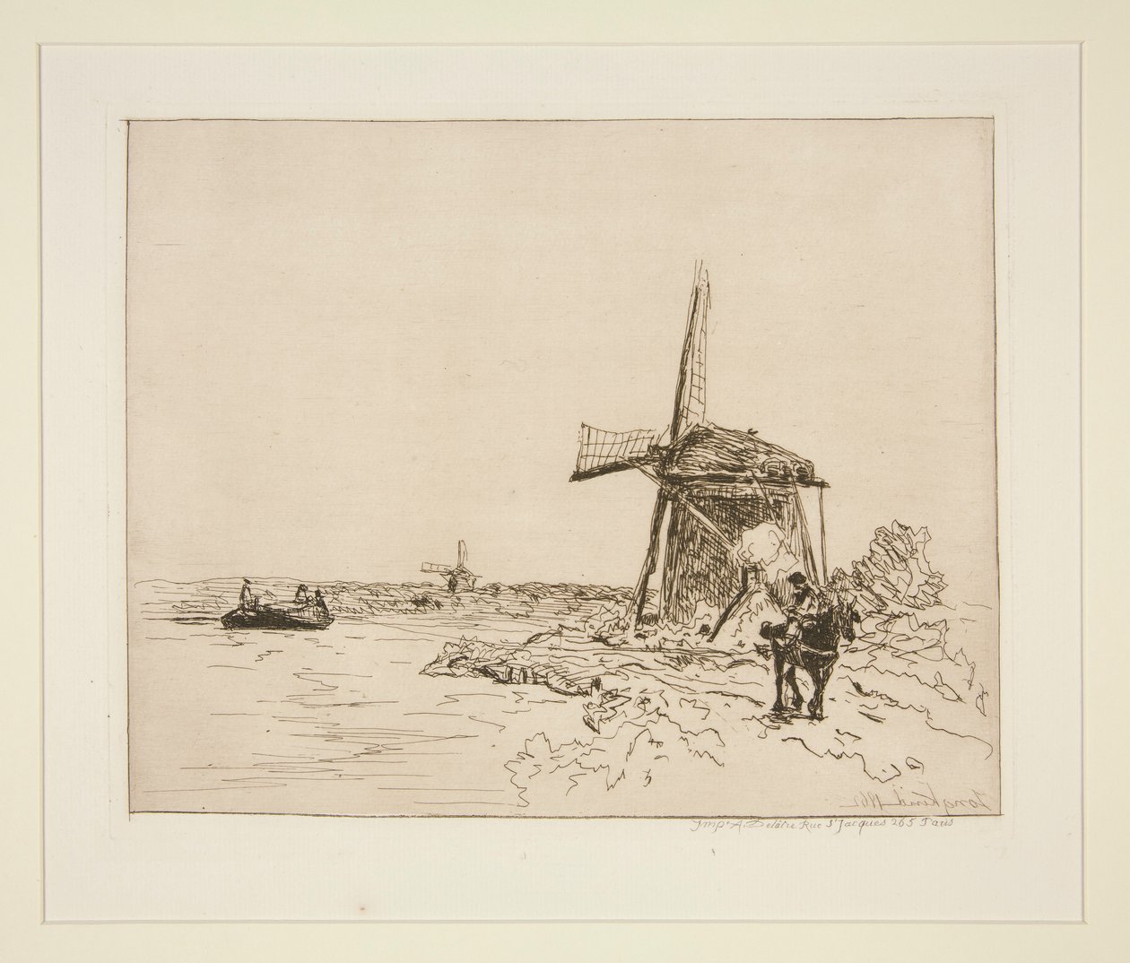 Le Chemin de Halage - Johan Barthold Jongkind