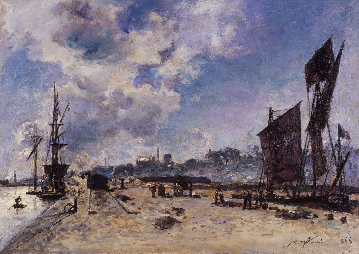 Quai à Honfleur - Johan Barthold Jongkind