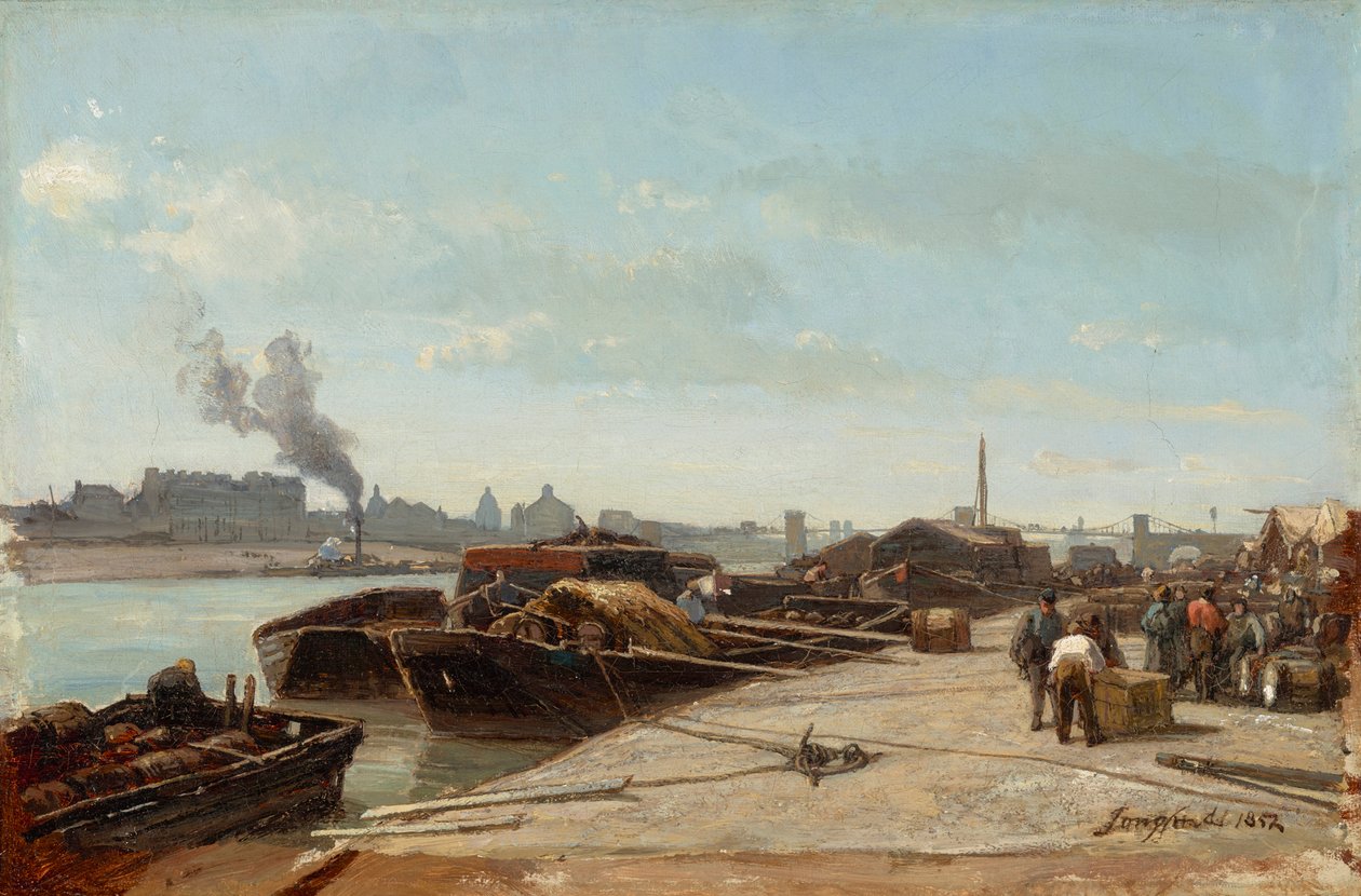 Rives de la Seine - Johan Barthold Jongkind