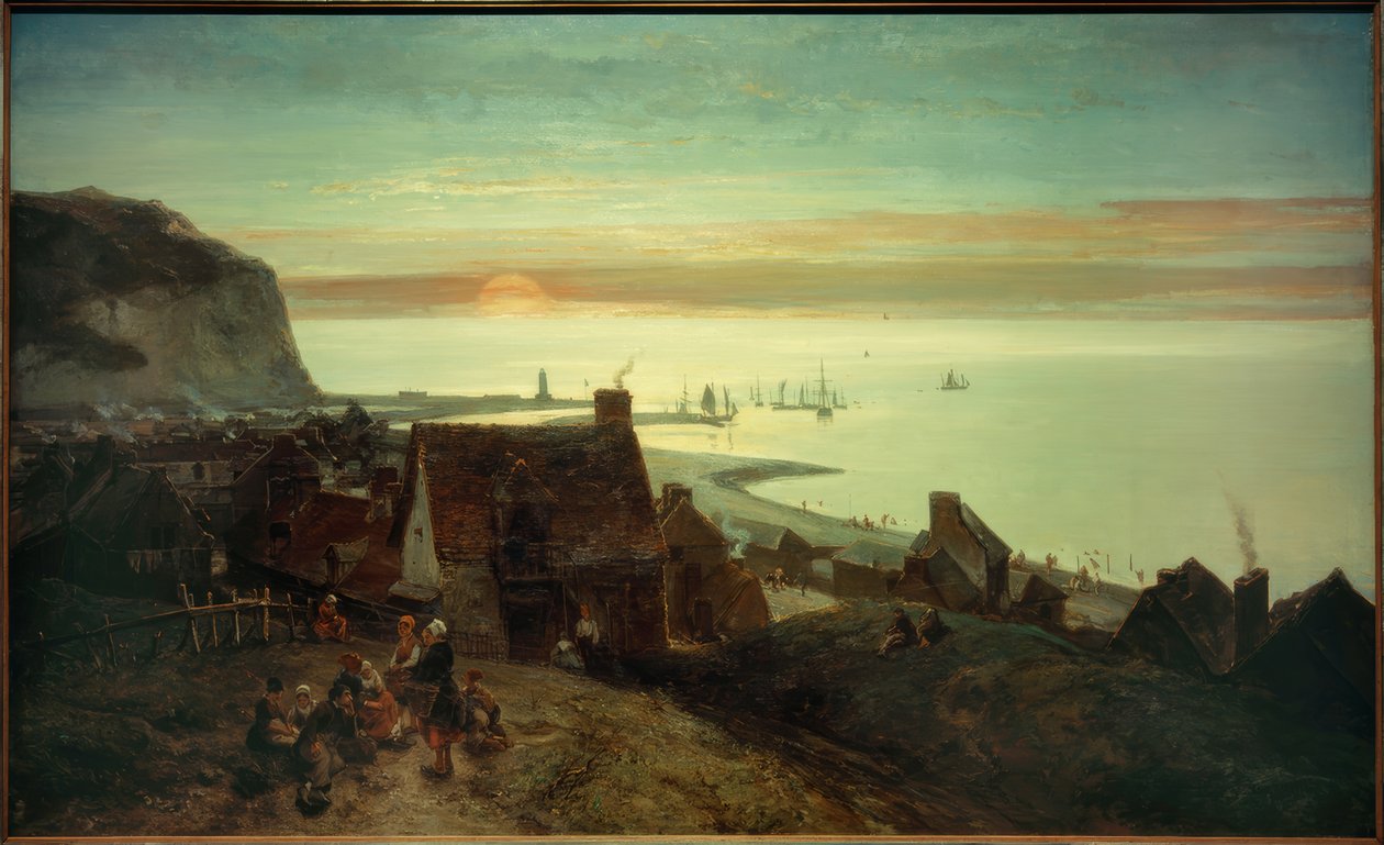 Coucher de soleil à St. Valéry-en-Caux - Johan Barthold Jongkind