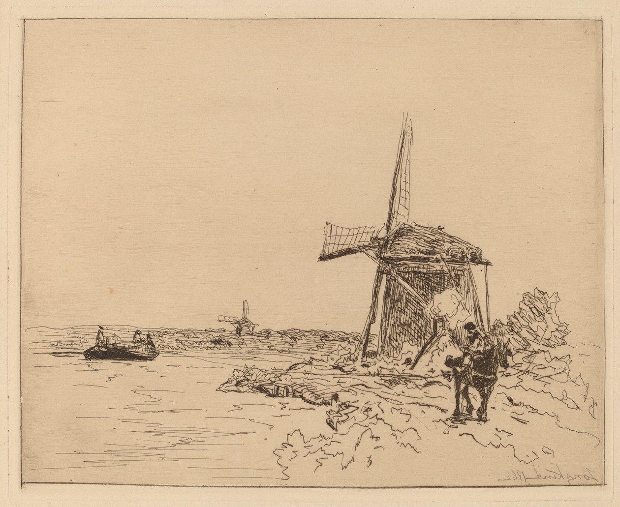 Le Chemin de Halage - Johan Barthold Jongkind