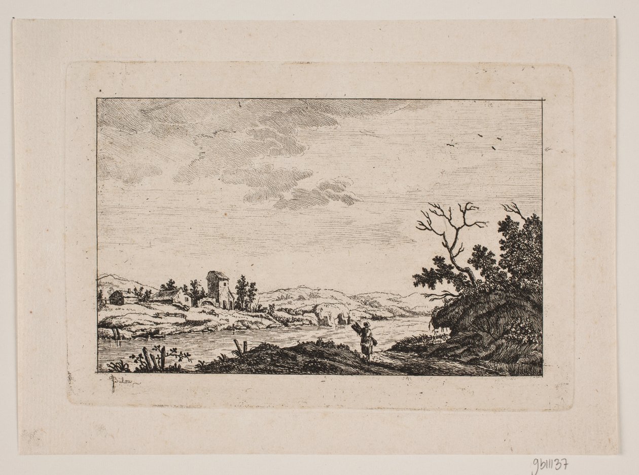 Paysage avec rivière - Johan Bülow
