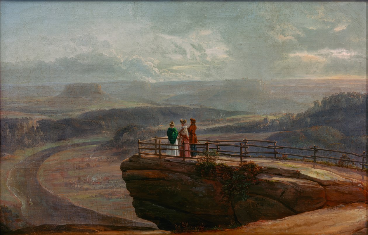 Vue depuis la Bastille - Johan Christian Dahl