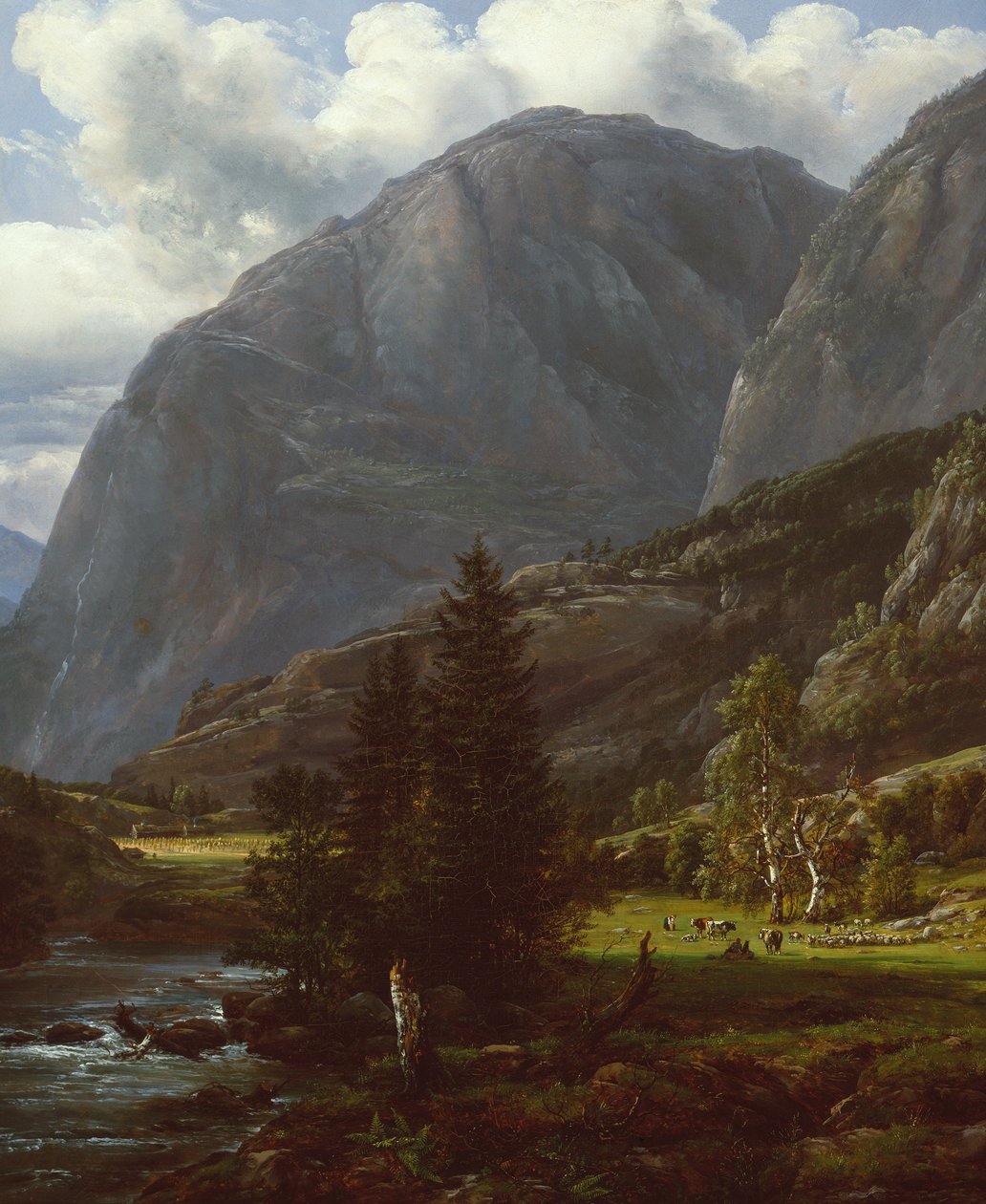 Vallée de Fortun - Johan Christian Dahl