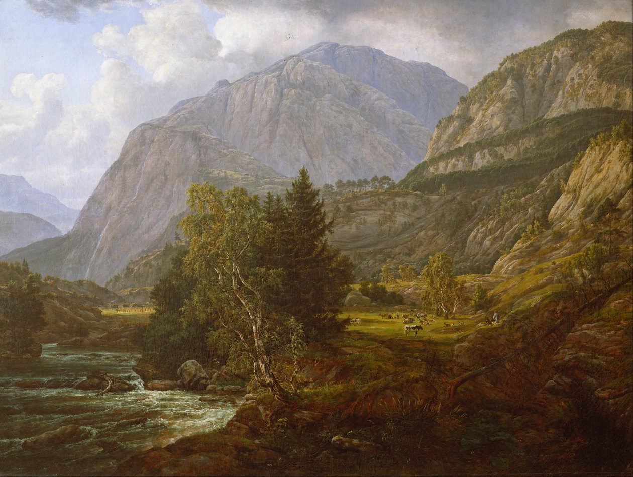 Vue de Fortundalen - Johan Christian Dahl
