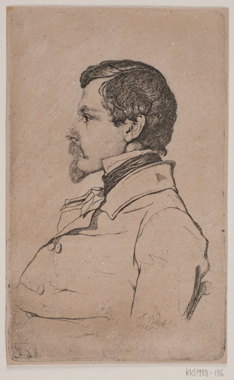 Portrait de Jacob Kornerup - Johan Frederik Busch