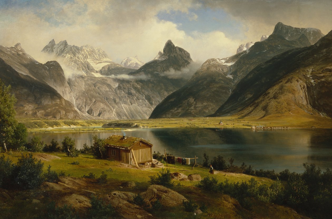 Romsdalshorn - Johan Fredrik Eckersberg