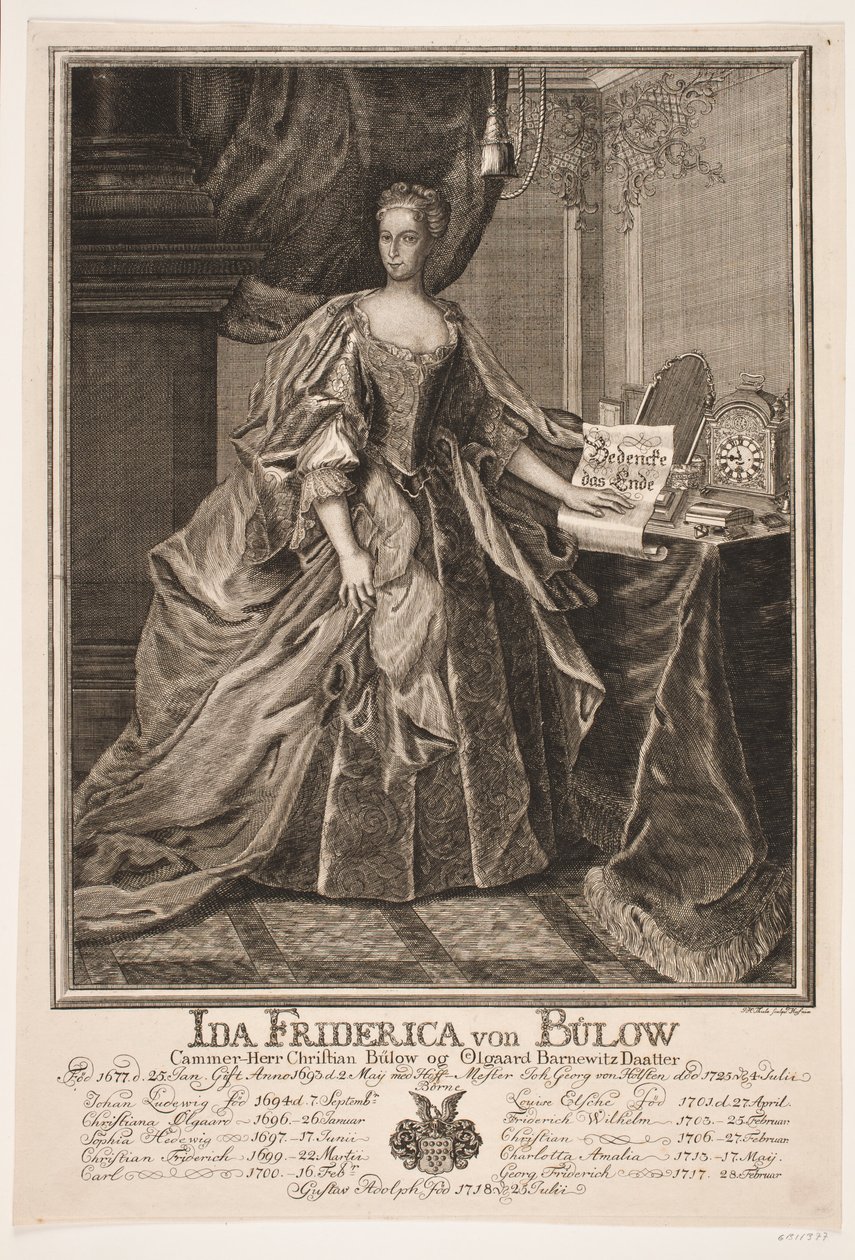 Ida Friderica von Bülow - Johan Herman Thiele
