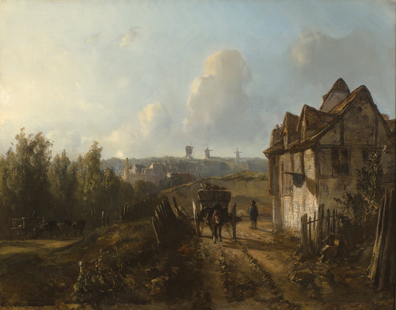 Vue sur Monmartre - Johan Jongkind