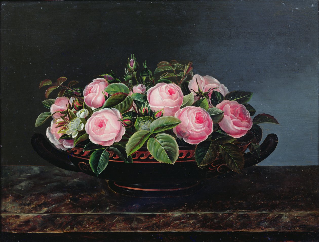 Nature Morte de Roses Roses - Johan Laurents Jensen