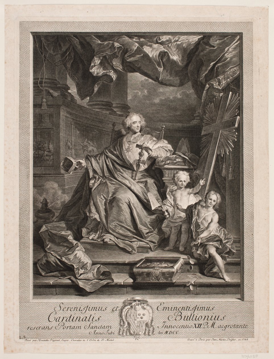 Cardinal de Bouillon - Johan Martin Preisler