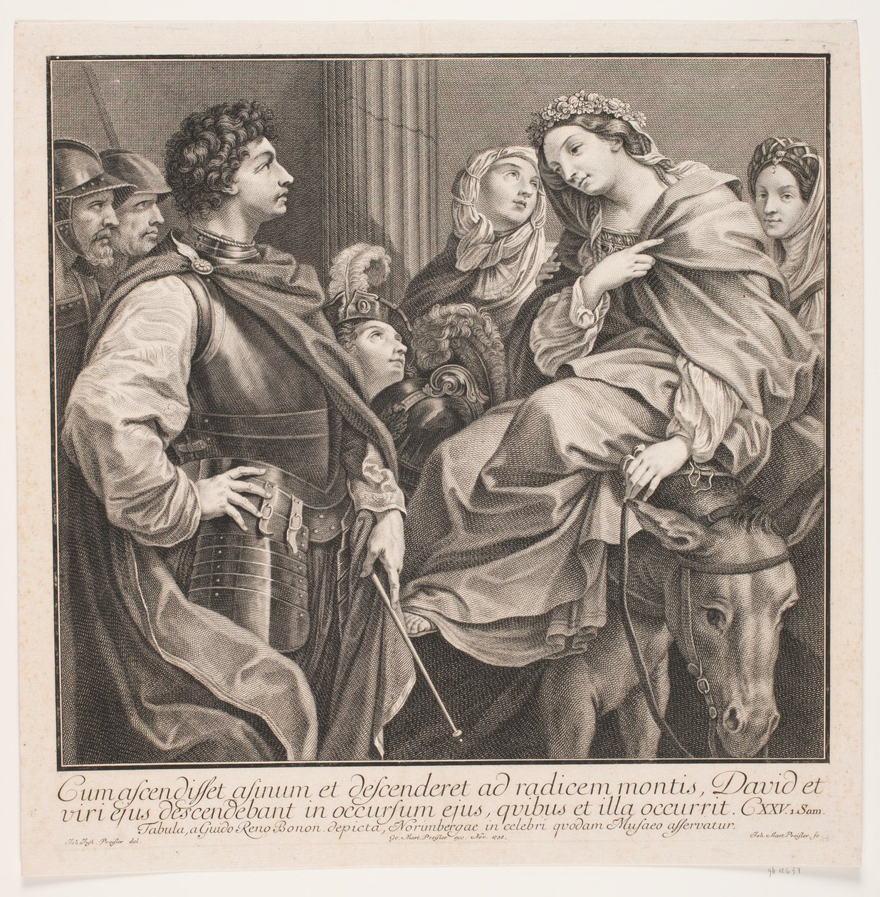 David et Abigail - Johan Martin Preisler