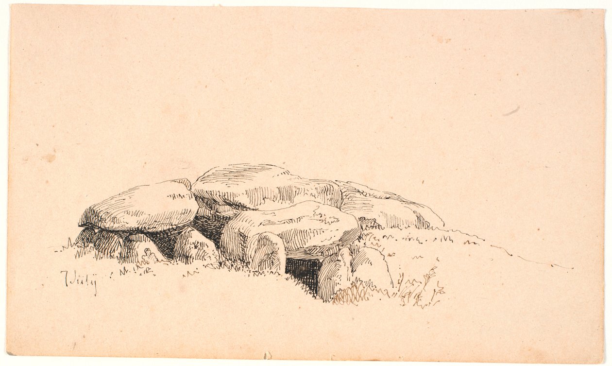 Un dolmen - Johan Thomas Lundbye