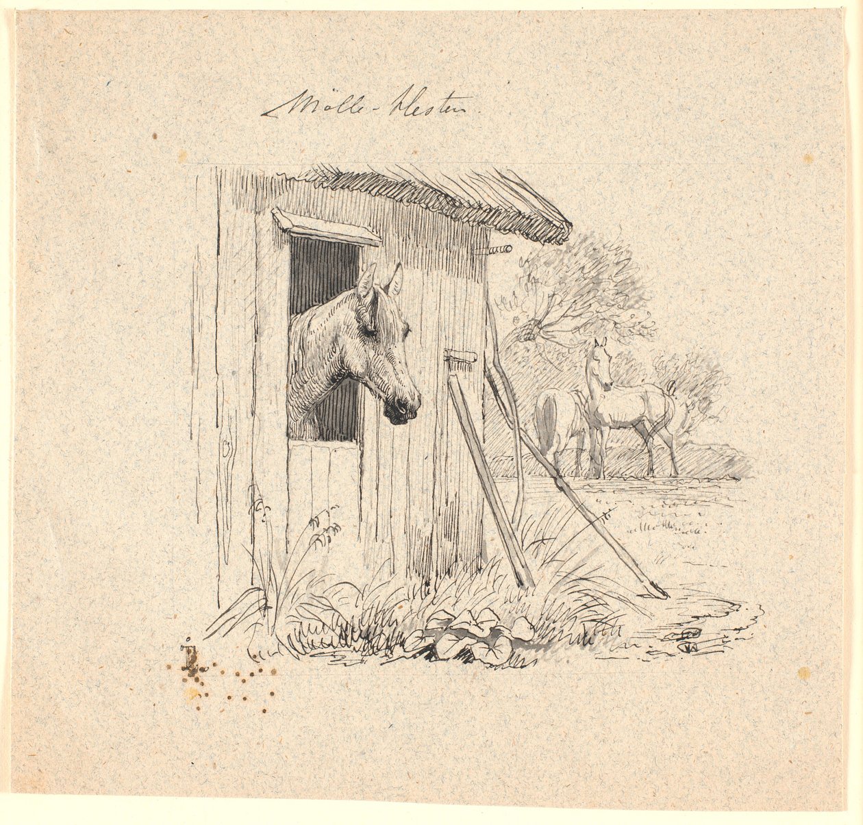 Le Cheval de Moulin - Johan Thomas Lundbye