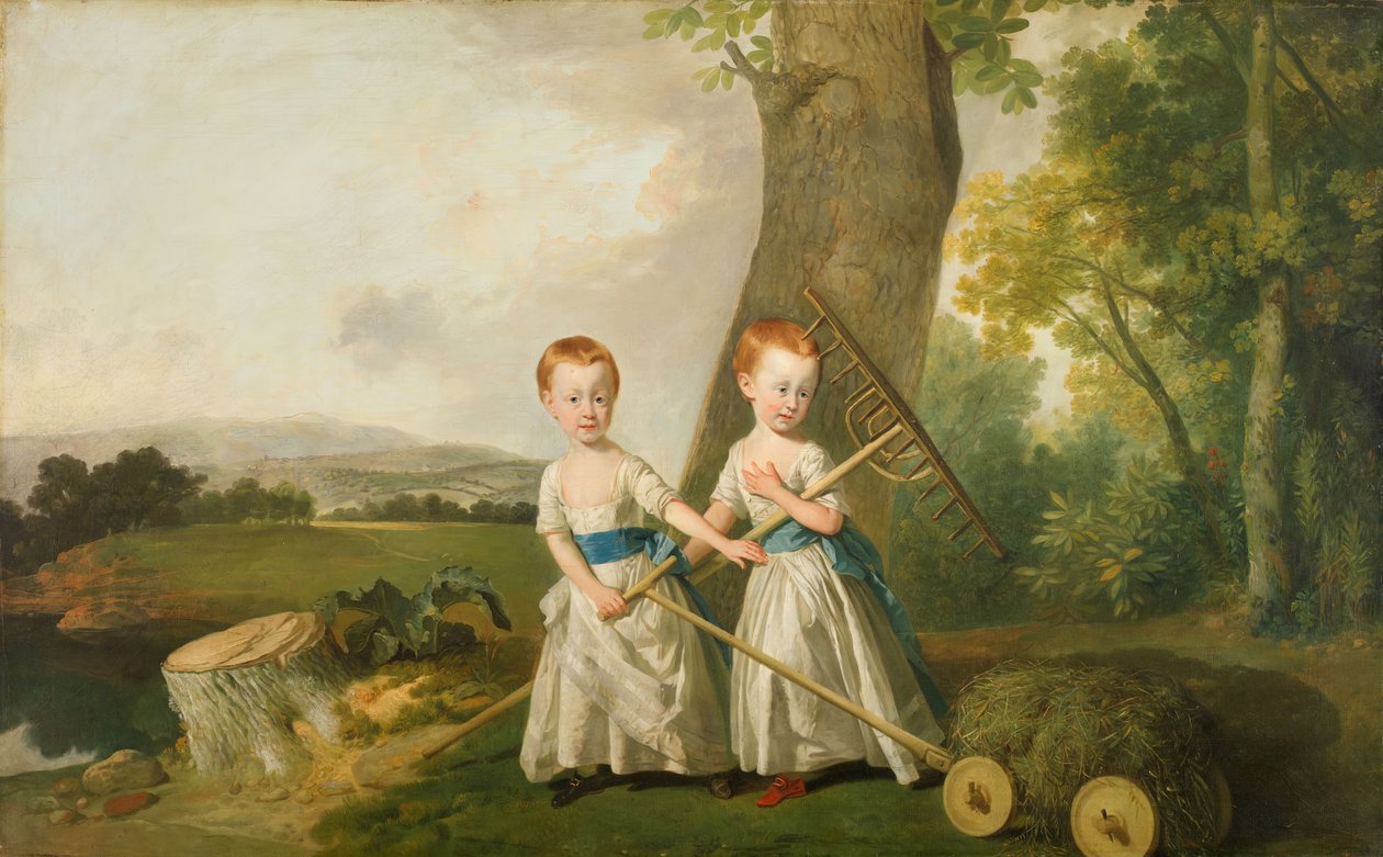 Portrait des enfants Blunt, 1766-80 - Johan Zoffany