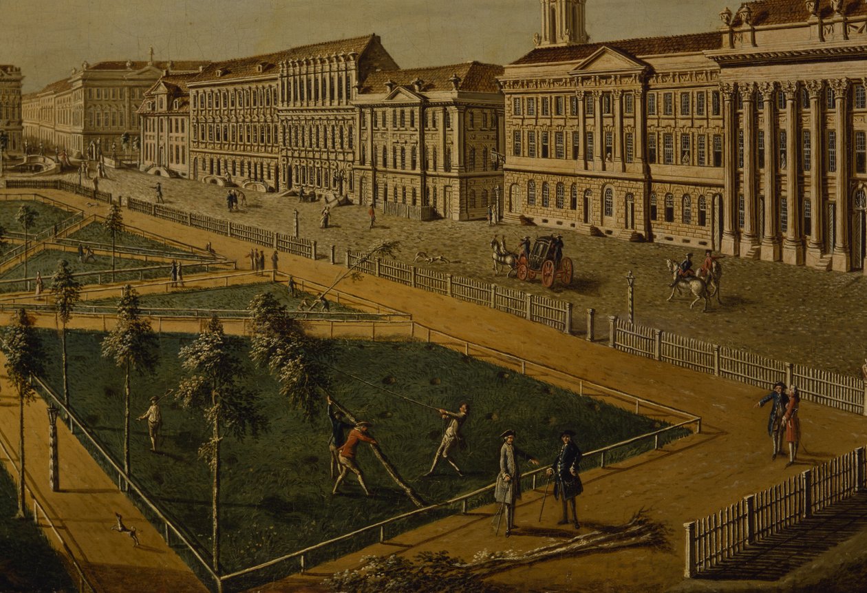 Vue de Wilhelmsplatz depuis le nord, 1773 - Johann Friedrich Meyer