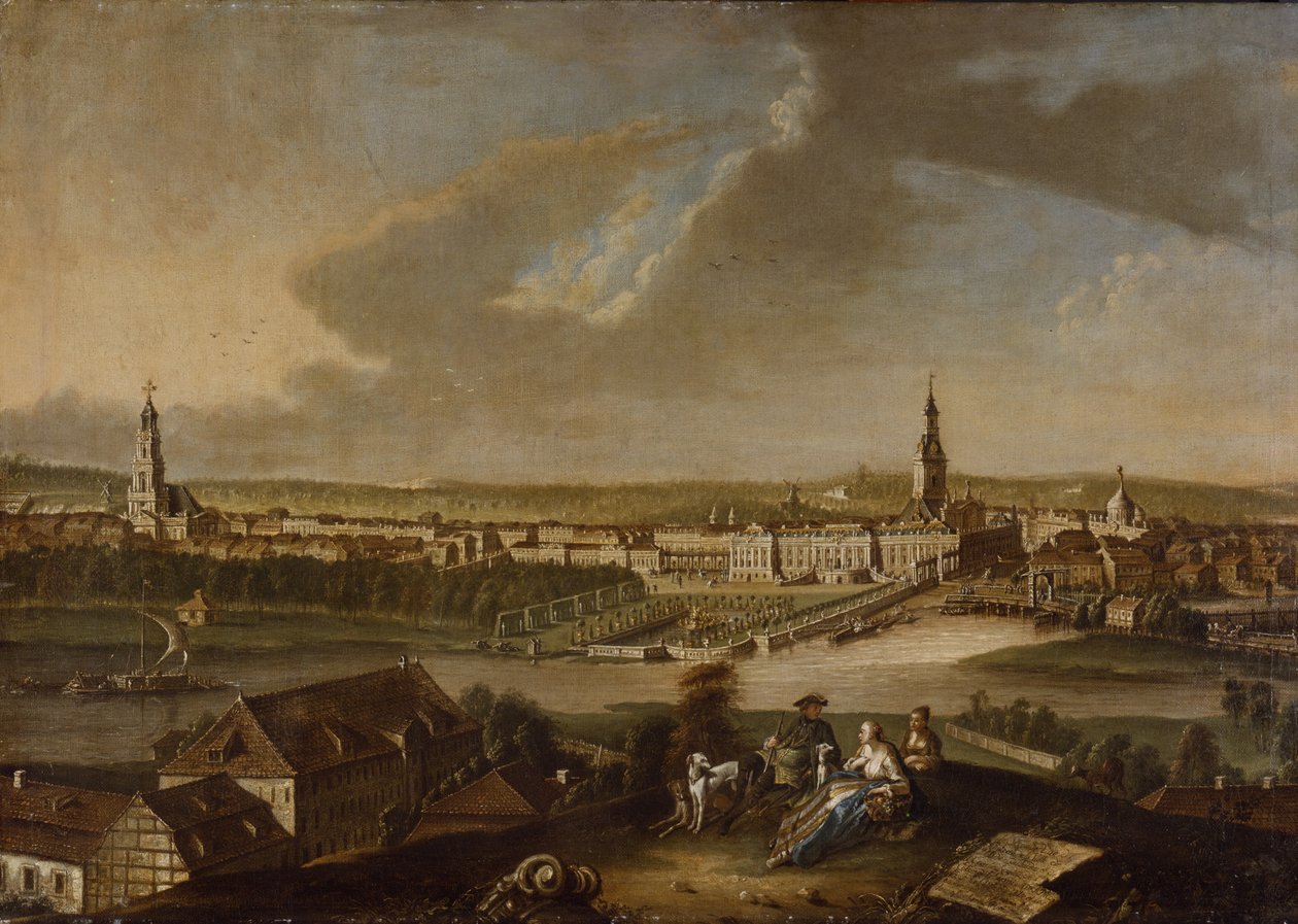 Vue sur Potsdam depuis Brauhausberg, 1772 - Johann Friedrich Meyer