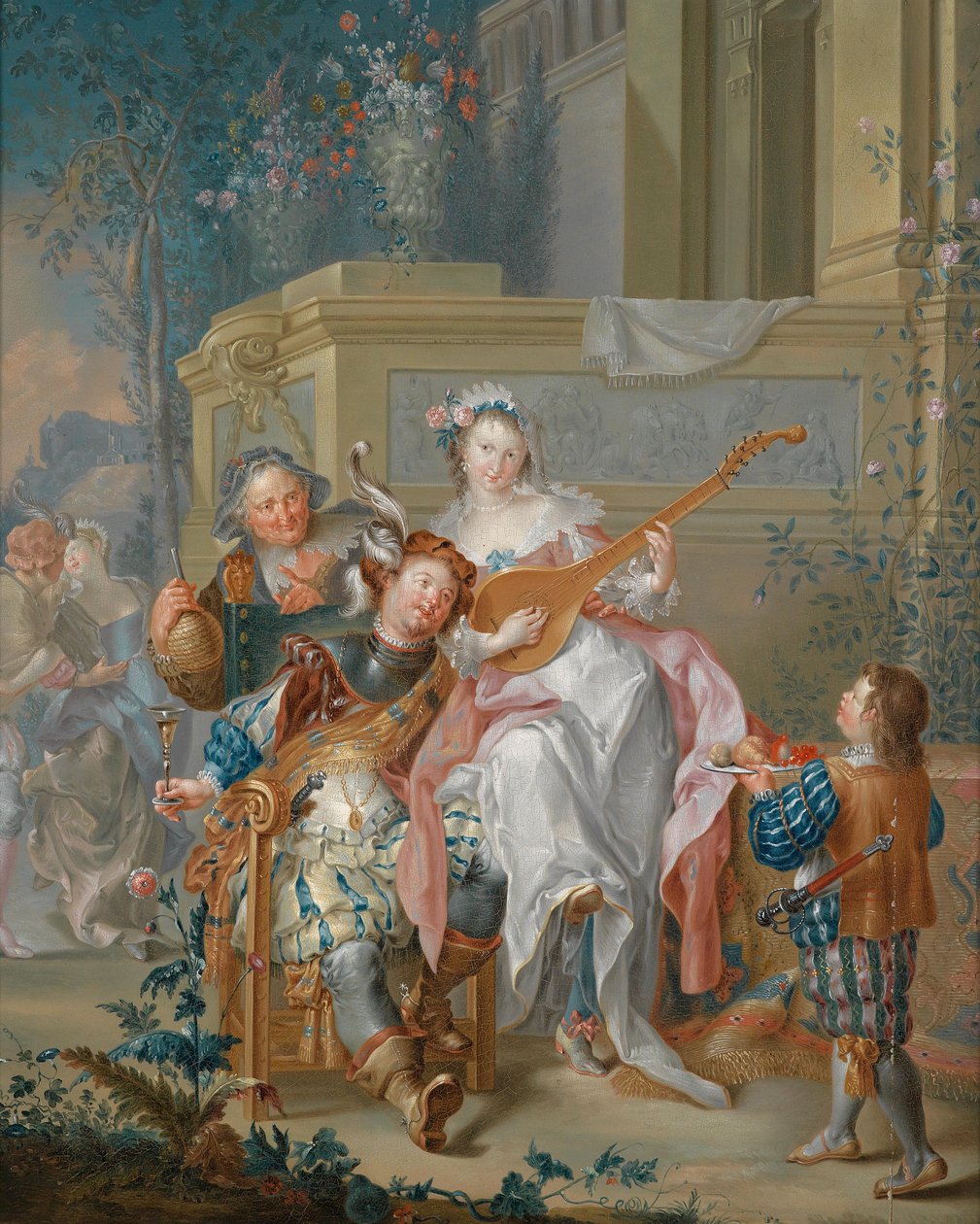 Société musicale en plein air - Johann Georg Platzer