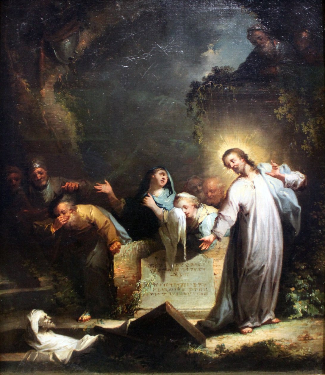 La Résurrection de Lazare - Johann Georg Trautmann