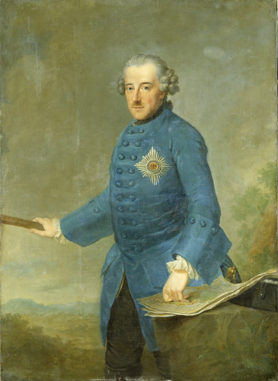 Frédéric II le Grand de Prusse, vers 1770 - Johann Georg Ziesenis