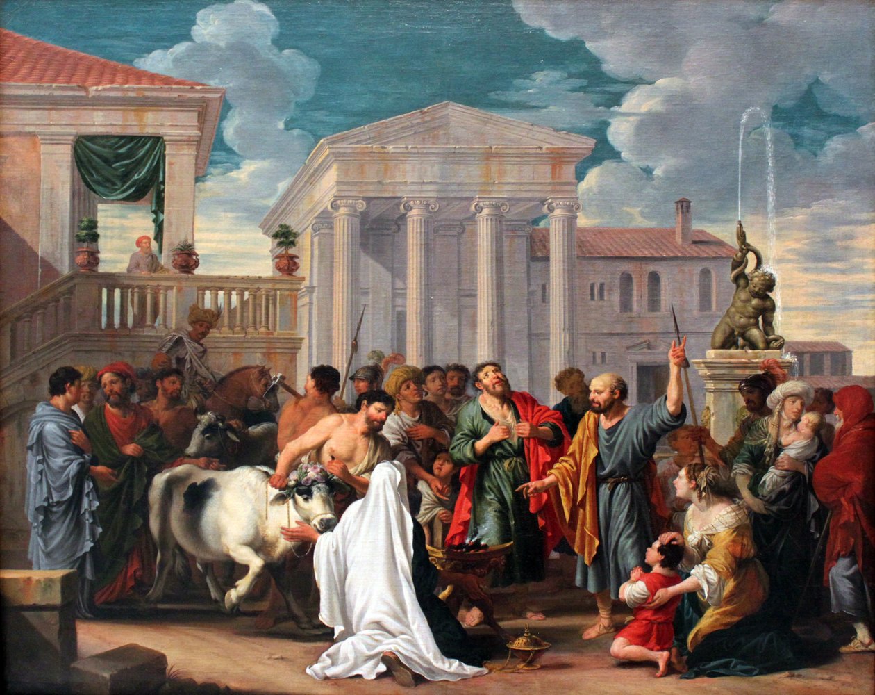 Paul et Barnabas à Lystre - Johann Heiss